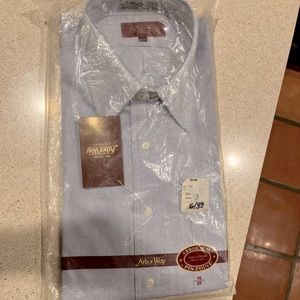 Arbor Way Pinpoint  Shirt size 16/33